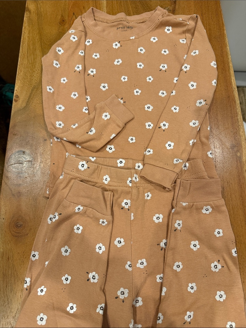 NWOT Petit Lem Floral Pajama Set
